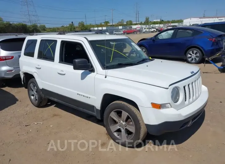 JEEP PATRIOT 2016 vin 1C4NJRFB7GD806002 from auto auction Iaai