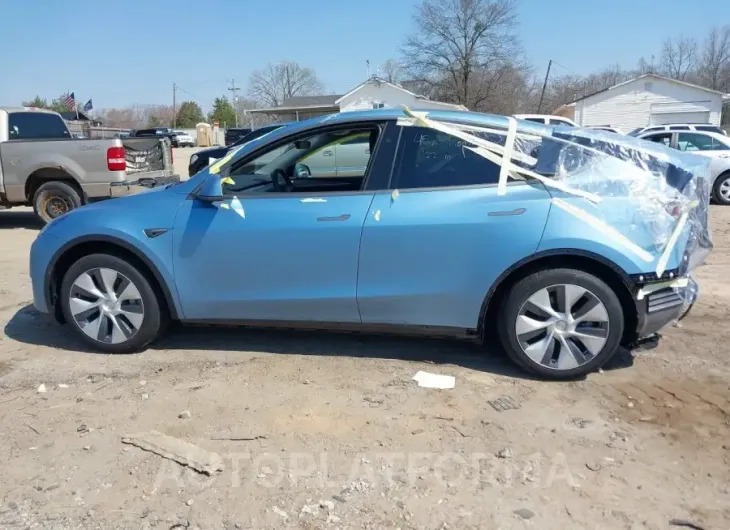 TESLA MODEL Y 2023 vin 7SAYGAEE9PF902458 from auto auction Iaai