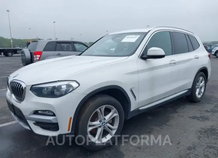 BMW X3 2019 vin 5UXTR9C56KLP81783 from auto auction Iaai