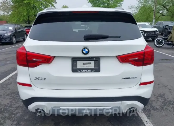 BMW X3 2019 vin 5UXTR9C56KLP81783 from auto auction Iaai