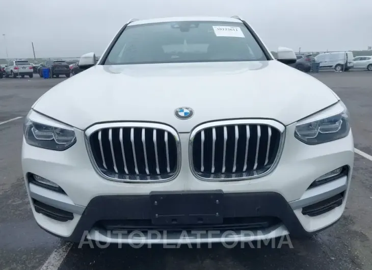 BMW X3 2019 vin 5UXTR9C56KLP81783 from auto auction Iaai