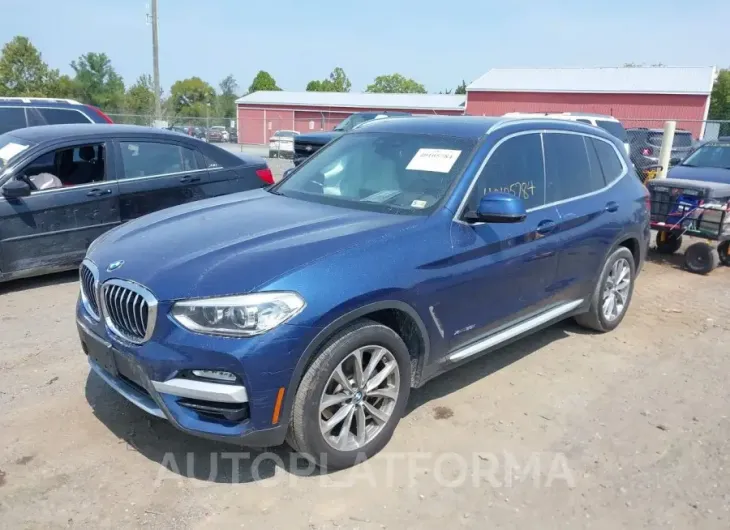 BMW X3 2018 vin 5UXTR9C58JLC77964 from auto auction Iaai