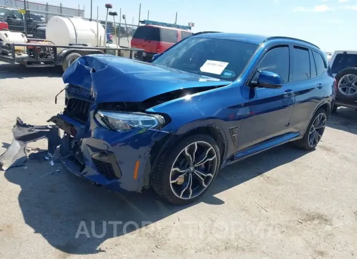 BMW X3 M 2020 vin 5YMTS0C06L9B67220 from auto auction Iaai