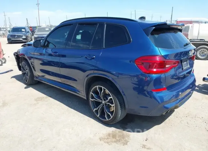 BMW X3 M 2020 vin 5YMTS0C06L9B67220 from auto auction Iaai