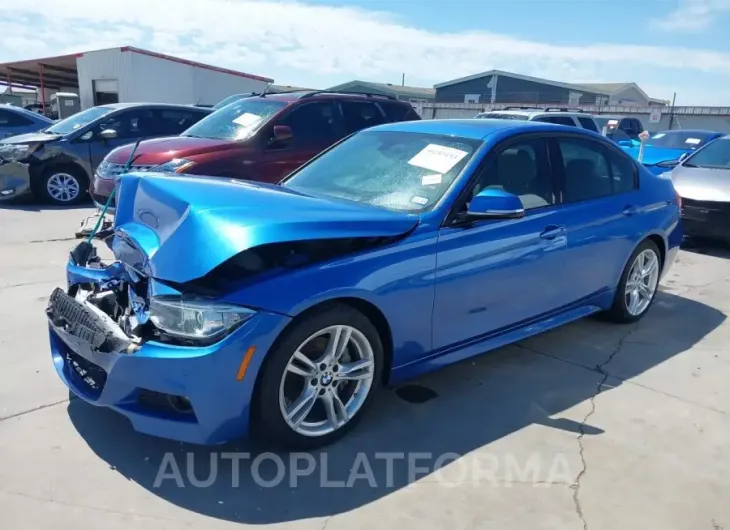 BMW 328I  2015 vin WBA3A5C55FP605689 from auto auction Iaai