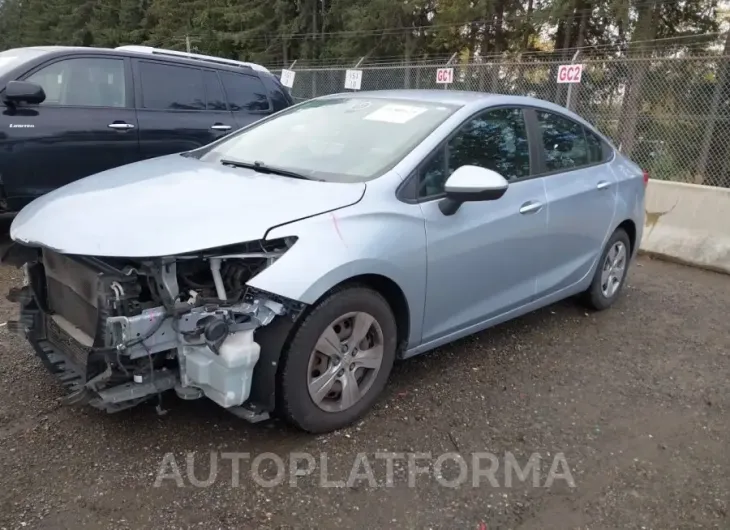 CHEVROLET CRUZE 2017 vin 1G1BC5SMXH7250256 from auto auction Iaai