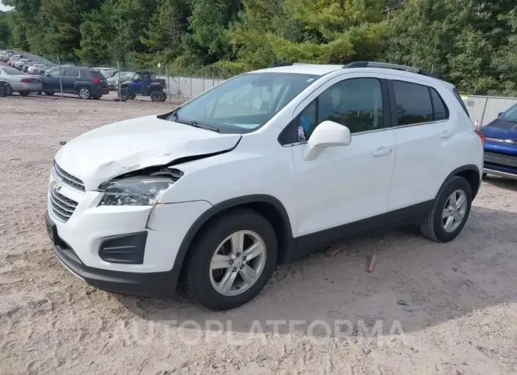 CHEVROLET TRAX 2016 vin KL7CJLSB3GB673094 from auto auction Iaai