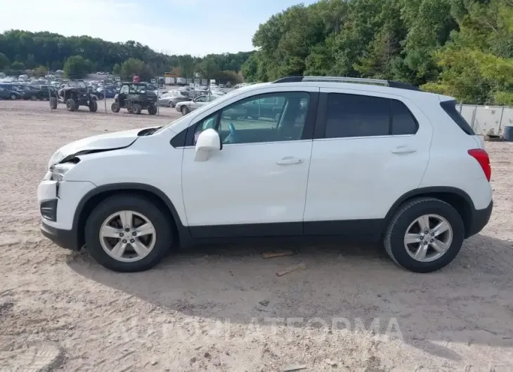 CHEVROLET TRAX 2016 vin KL7CJLSB3GB673094 from auto auction Iaai