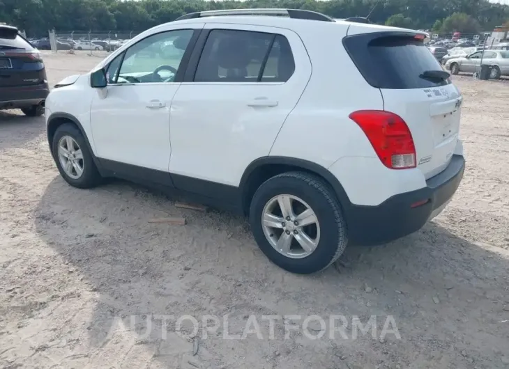 CHEVROLET TRAX 2016 vin KL7CJLSB3GB673094 from auto auction Iaai