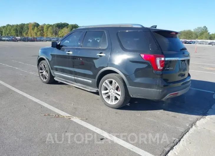 FORD EXPLORER 2017 vin 1FM5K8F80HGA34594 from auto auction Iaai