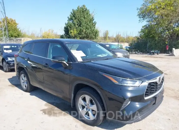 TOYOTA HIGHLANDER 2021 vin 5TDCZRBH9MS531176 from auto auction Iaai