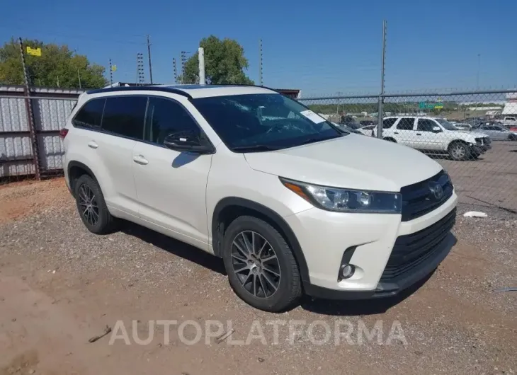 TOYOTA HIGHLANDER 2017 vin 5TDKZRFH9HS522246 from auto auction Iaai