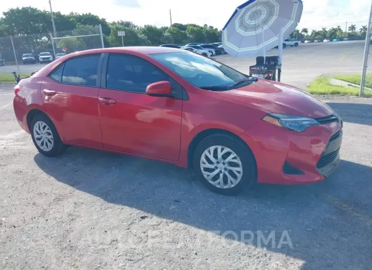 TOYOTA COROLLA 2019 vin 5YFBURHE2KP937538 from auto auction Iaai