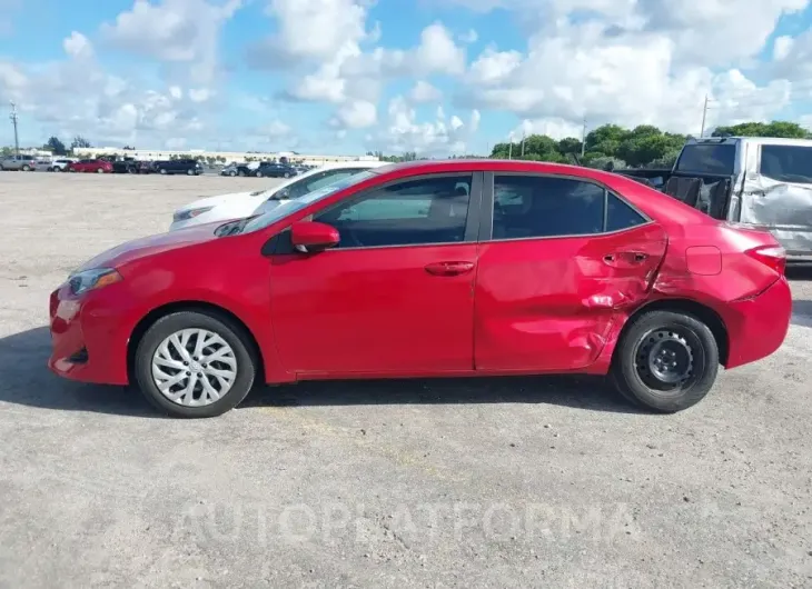 TOYOTA COROLLA 2019 vin 5YFBURHE2KP937538 from auto auction Iaai