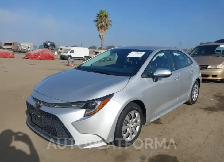 TOYOTA COROLLA 2021 vin JTDEPMAE3MJ165978 from auto auction Iaai