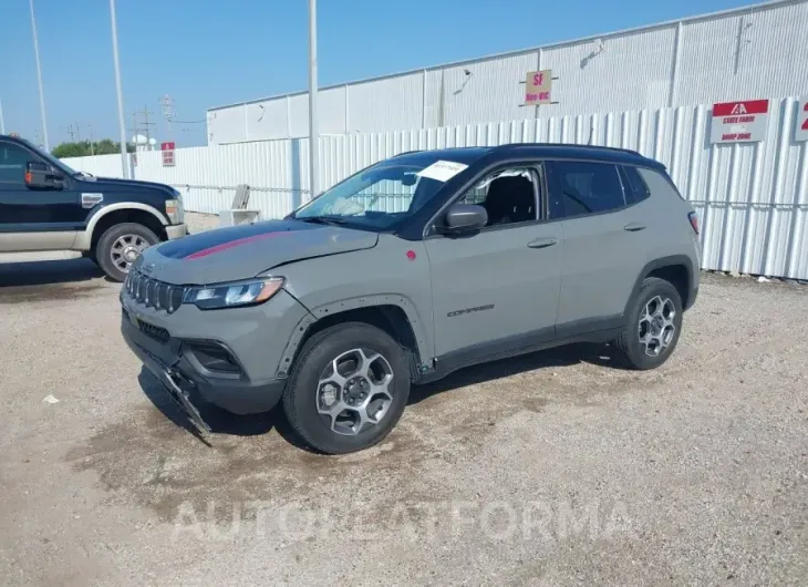 JEEP COMPASS 2022 vin 3C4NJDDB2NT171154 from auto auction Iaai