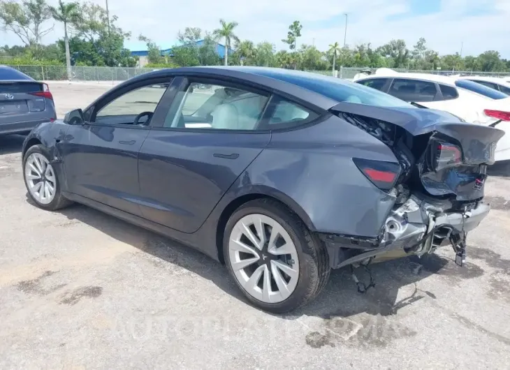 TESLA MODEL 3 2023 vin 5YJ3E1EA2PF666164 from auto auction Iaai