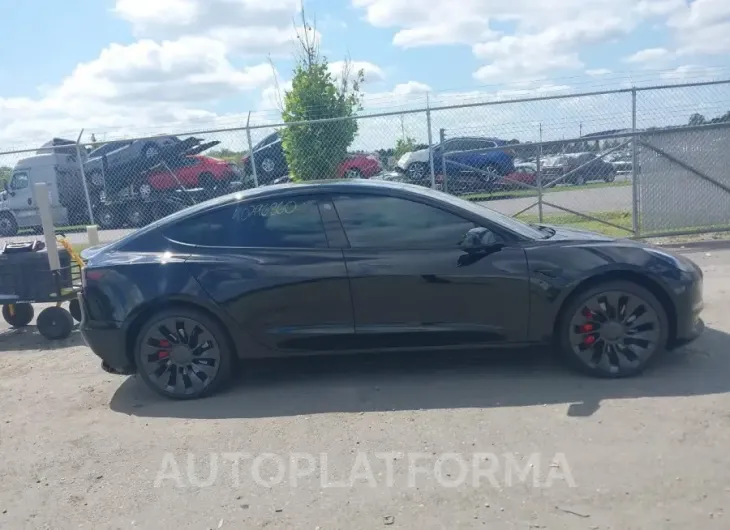 TESLA MODEL 3 2022 vin 5YJ3E1EC4NF258523 from auto auction Iaai