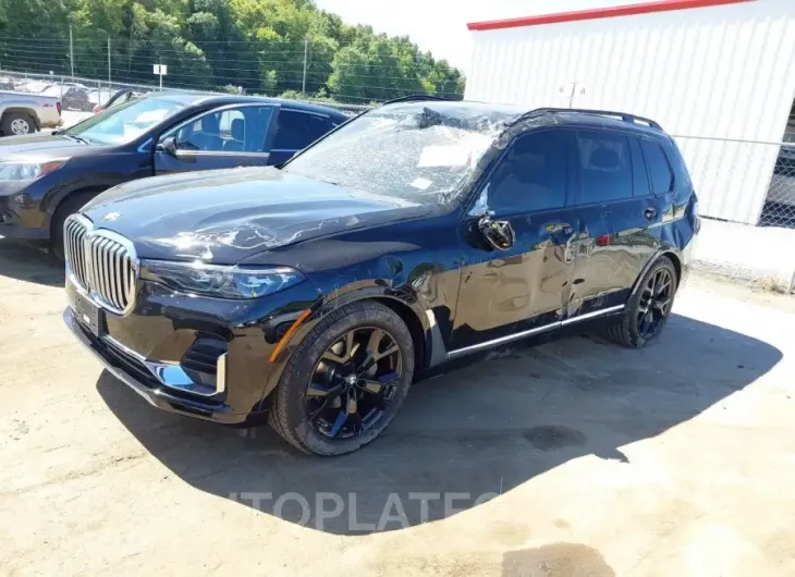 BMW X7 2022 vin 5UXCW2C01N9M28759 from auto auction Iaai