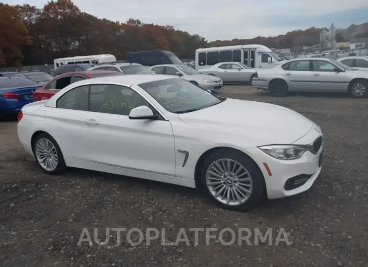 BMW 428I 2016 vin WBA3T1C51GP823519 from auto auction Iaai