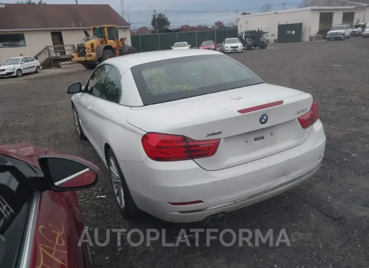 BMW 428I 2016 vin WBA3T1C51GP823519 from auto auction Iaai