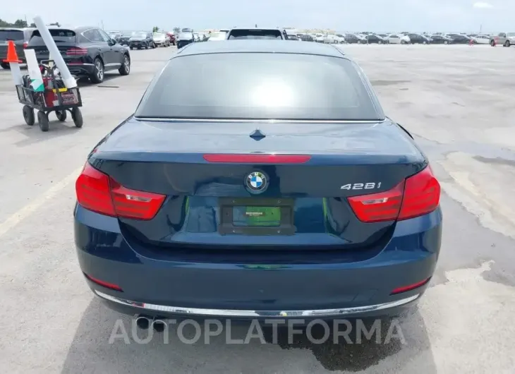 BMW 428I 2016 vin WBA3V7C50G5A24875 from auto auction Iaai