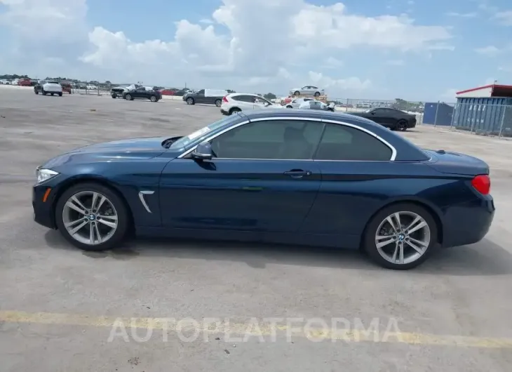 BMW 428I 2016 vin WBA3V7C50G5A24875 from auto auction Iaai