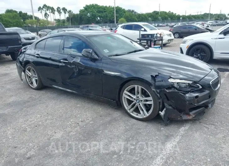 BMW 640I GRAN COUPE 2016 vin WBA6D0C51GD927899 from auto auction Iaai