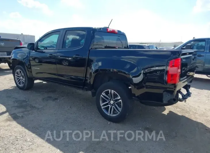 CHEVROLET COLORADO 2021 vin 1GCGSBEN1M1146058 from auto auction Iaai