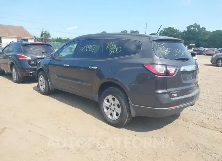 CHEVROLET TRAVERSE 2017 vin 1GNKRFED7HJ111722 from auto auction Iaai