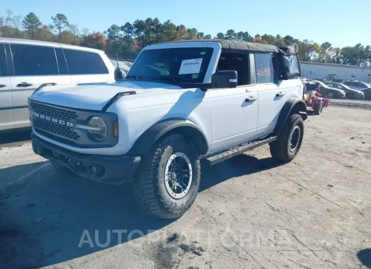 FORD BRONCO 2023 vin 1FMEE5DPXPLB49886 from auto auction Iaai