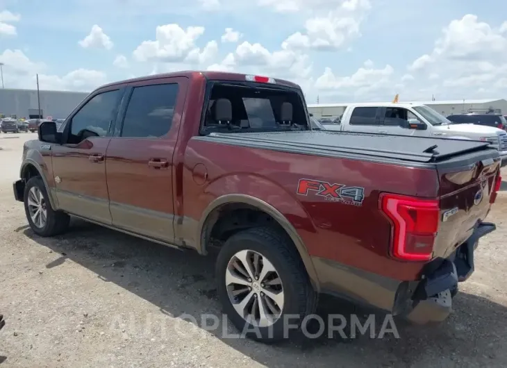 FORD F-150 2017 vin 1FTEW1EF6HFB41025 from auto auction Iaai