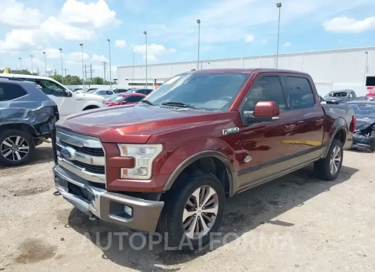 FORD F-150 2017 vin 1FTEW1EF6HFB41025 from auto auction Iaai