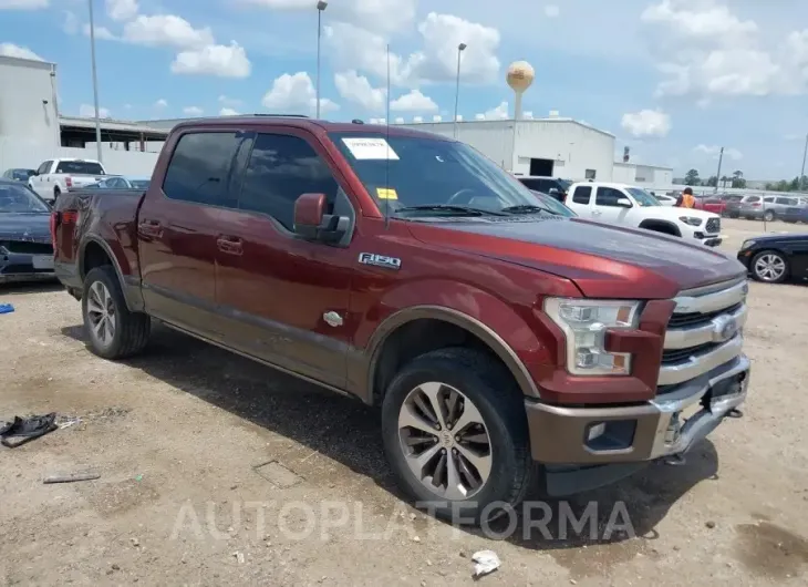 FORD F-150 2017 vin 1FTEW1EF6HFB41025 from auto auction Iaai