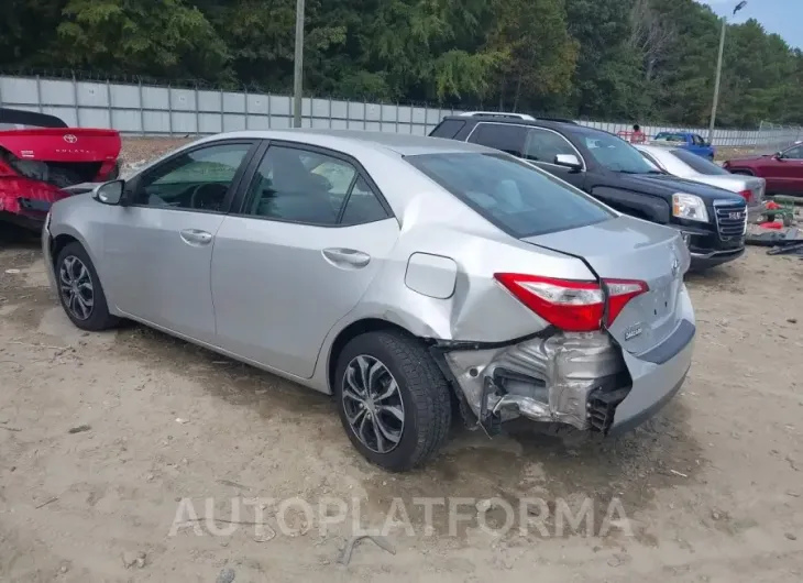 TOYOTA COROLLA 2015 vin 2T1BURHE2FC450149 from auto auction Iaai