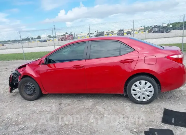 TOYOTA COROLLA 2019 vin 2T1BURHE5KC202827 from auto auction Iaai