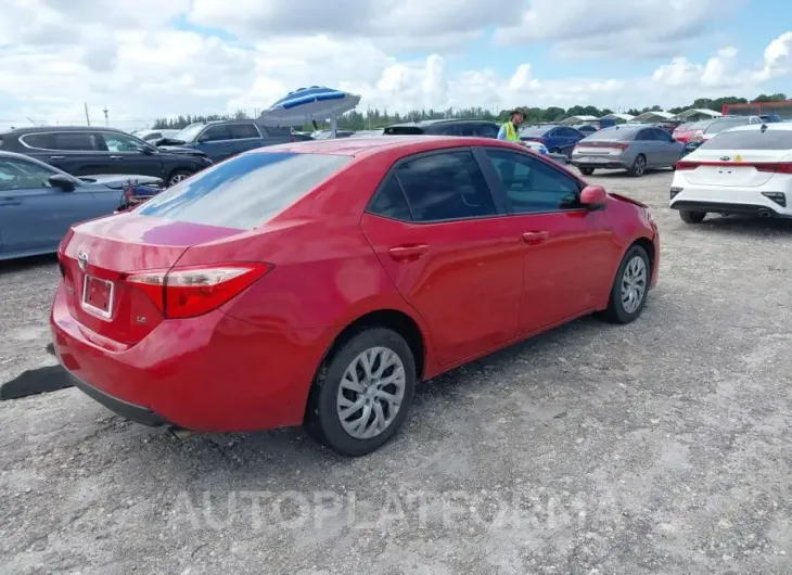 TOYOTA COROLLA 2019 vin 2T1BURHE5KC202827 from auto auction Iaai