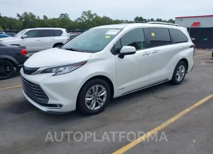 TOYOTA SIENNA 2021 vin 5TDZRKECXMS044022 from auto auction Iaai