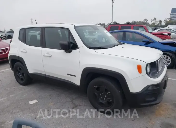 JEEP RENEGADE 2018 vin ZACCJAAB9JPG70500 from auto auction Iaai