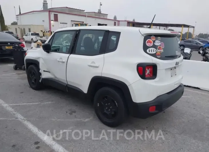 JEEP RENEGADE 2018 vin ZACCJAAB9JPG70500 from auto auction Iaai