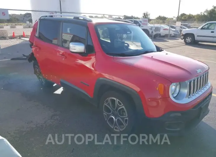 JEEP RENEGADE 2015 vin ZACCJADTXFPC33827 from auto auction Iaai