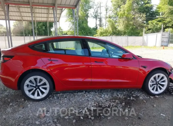 TESLA MODEL 3 2022 vin 5YJ3E1EA6NF342454 from auto auction Iaai