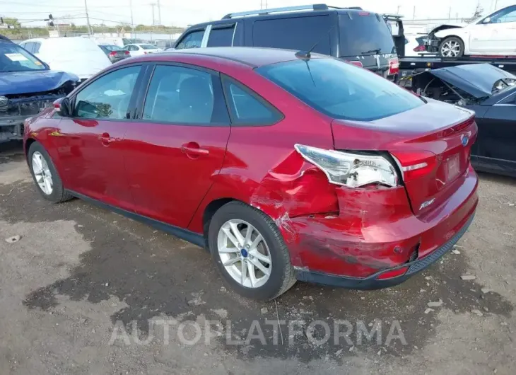 FORD FOCUS 2015 vin 1FADP3F27FL383505 from auto auction Iaai