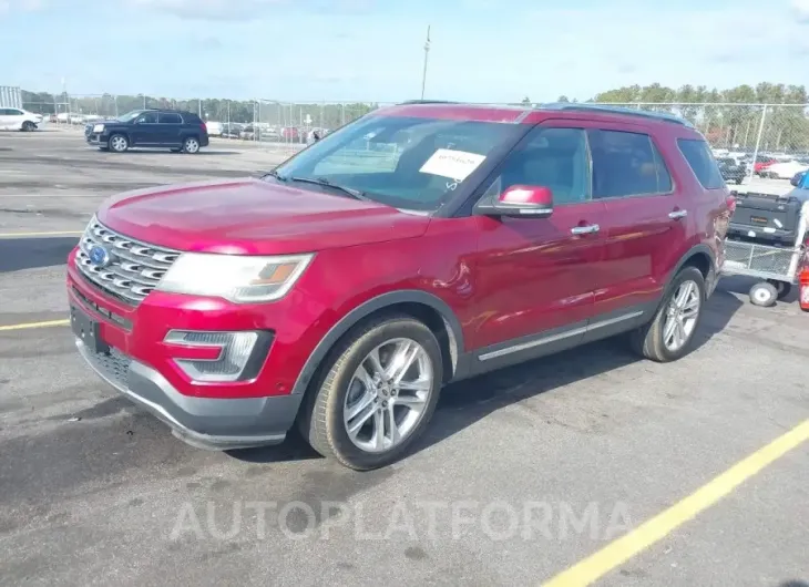 FORD EXPLORER 2016 vin 1FM5K7F86GGA55359 from auto auction Iaai