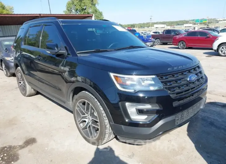 FORD EXPLORER 2017 vin 1FM5K8GT5HGA98942 from auto auction Iaai