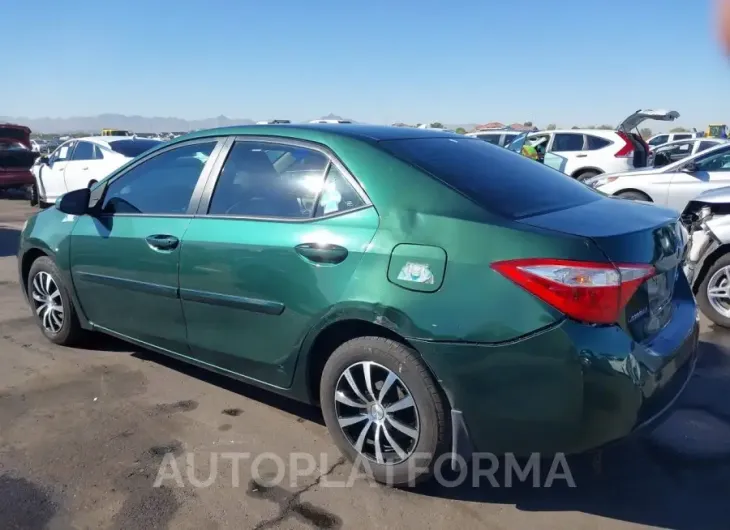 TOYOTA COROLLA 2015 vin 2T1BPRHE3FC260528 from auto auction Iaai