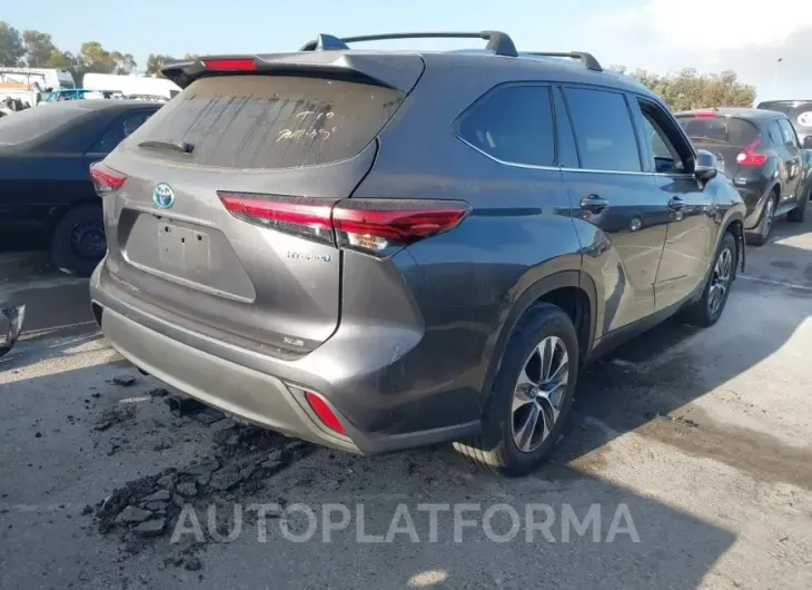 TOYOTA HIGHLANDER 2021 vin 5TDGARAHXMS504465 from auto auction Iaai