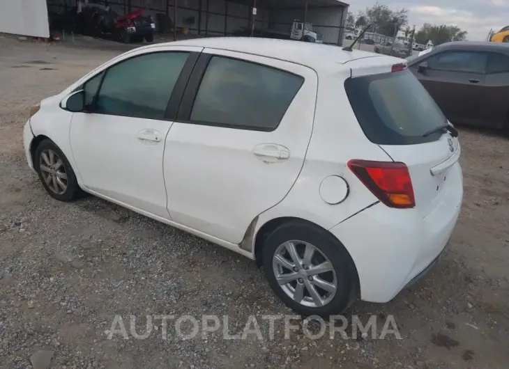 TOYOTA YARIS 2015 vin VNKKTUD30FA035823 from auto auction Iaai