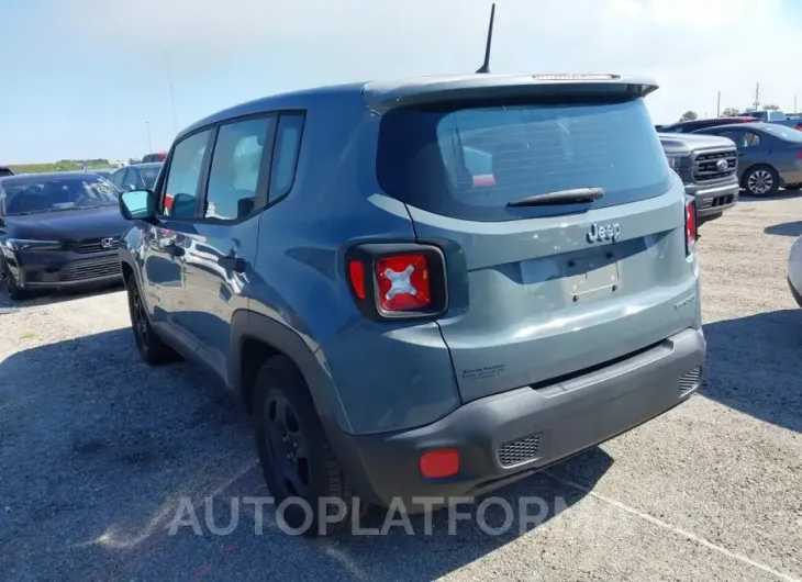 JEEP RENEGADE 2017 vin ZACCJAAB3HPE69508 from auto auction Iaai