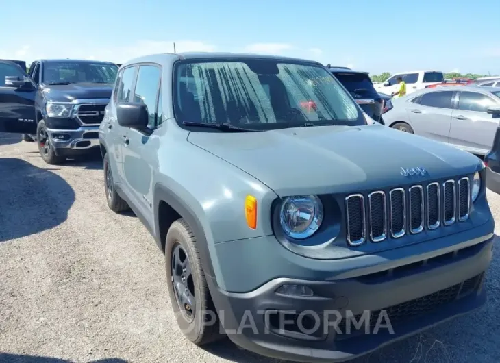 JEEP RENEGADE 2017 vin ZACCJAAB3HPE69508 from auto auction Iaai